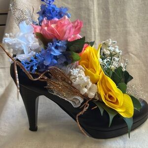 Runway For Hope Designer Floral Shoe.